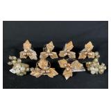 Pier 1 Stone and Jeweled Napkin Rings