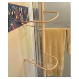 Vintage Tension Pole Towel Rack