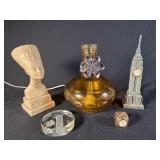 Desktop Decor includes Bottle Lamp
