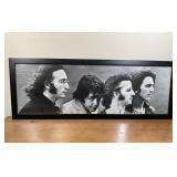 Beatles Wide Format Art Print Framed