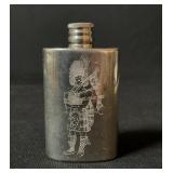 Edwin Blyde Sheffield Pewter Mini Flask