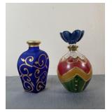 Royal Limited Hand Painted Crystal Perfume Bottles