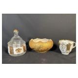 Gold Trimmed Glassware