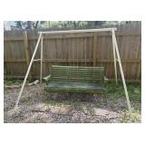 Garden Swing with A-Frame Stand
