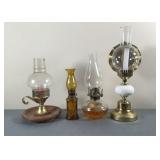 Vintage Hurricane Lamps