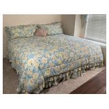 King Size Bed and Bedding