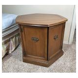 Vintage Octagonal Bedside Table