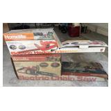 Homelite Electric Chainsaw and Hedge Trimmer