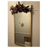 Gold Framed Binswanger Mirror and Florals
