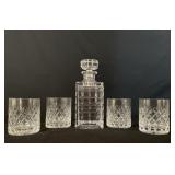Atlantis Crystal Decanter and Rocks Glasses