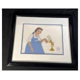 Disney Beauty and the Beast Seriograph Cel w/COA