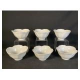 Asian Porcelain Flower Bowls