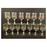 Libby Christmas Stemware