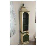 Painted Curio Cabinet
