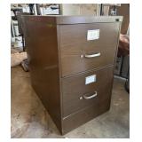 Metal Two Drawer File Cabinet