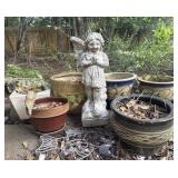 Assorted Pots and Garden Decor