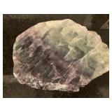 Large Fluorite Slab with Stand