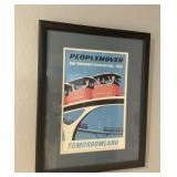 Vintage Disney Tomorrowland PeopleMover Poster