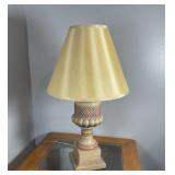 Vintage Carved Wood Lamp