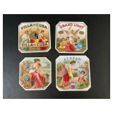 Original Antique Lithograph Cigar Labels