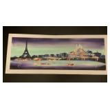 Original Paris Landscape Painting on Canvas