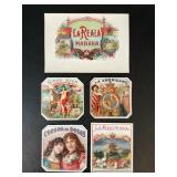 Original Antique Lithograph Cigar Labels