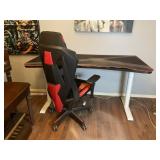 Gaming Desk and Clutch Gaming Chair