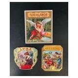 Original Antique Lithograph Cigar Labels
