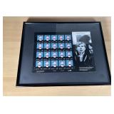 Andy Warhol Stamps Full Sheet Framed