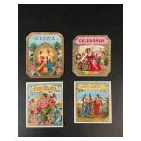 Original Antique Lithograph Cigar Labels