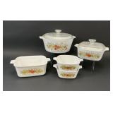 Corning Spice of Life Casseroles and Lids