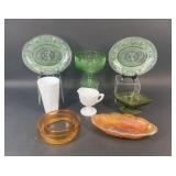 Assortment of Vintage Glassware