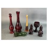 Vintage Avon Glass Assortment