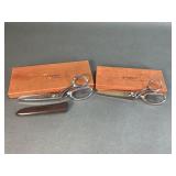 Gingher Chrome Scissors and Pinking Shears