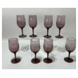Vintage Libbey Amethyst Stemware