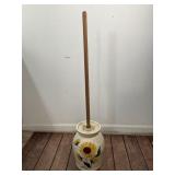 Vintage Handpainted Butter Churn