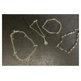 Sterling Silver Bracelets and Charm