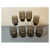 Vintage Libbey Prado Raised Scroll Tumblers