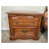 Vintage Oak Nightstand