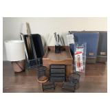 Desk Organization and Lamp