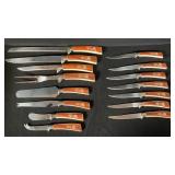 Vintage Lifetime Cutlery Sheffield Knife Set