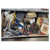 Drawer of Utensils and Linens
