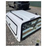 White leer camper top