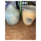 TWO CERAMIC VASES TWO CERAMIC VASES