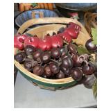 BASKET WITH GRAPES BASKET WITH GRAPES