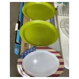 THREE SERVING TRAYS THREE SERVING TRAYS