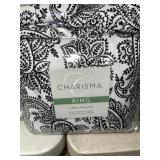 KING WHITE AND BLACK SHEET SET KING WHITE AND BLACK SHEET SET