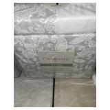 KING GRAY AND WHITE SHEET SET KING GRAY AND WHITE SHEET SET