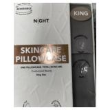KING GRAY SKINCARE PILLOW CASE KING GRAY SKINCARE PILLOW CASE