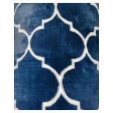 BLUE AND WHITE THROW BLUE AND WHITE THROW